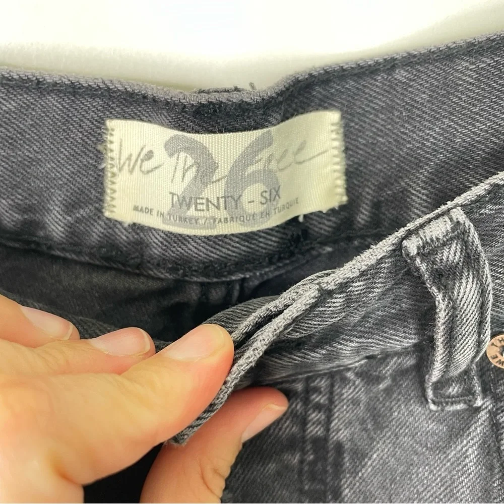 Free People l We The Free The Lasso High Waist Straight Leg Jeans, size 26 - Picture 4 of 11
